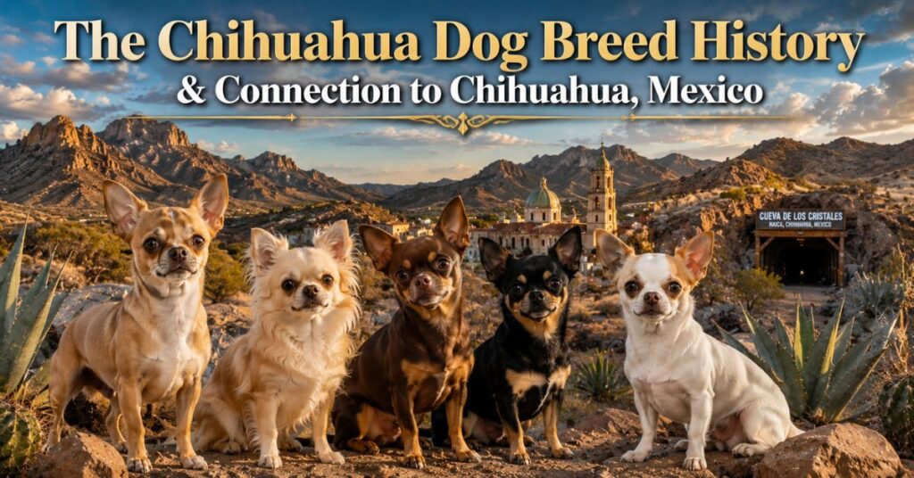 the chihuahua dog breed history and connection to chihuahua, mexico