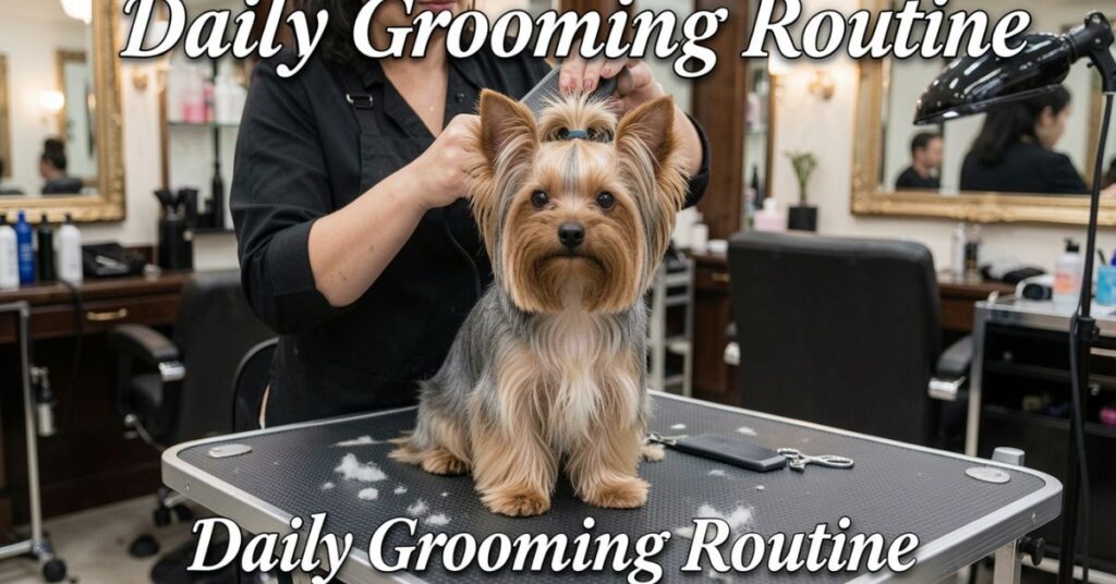grooming routine for healthy hair 
