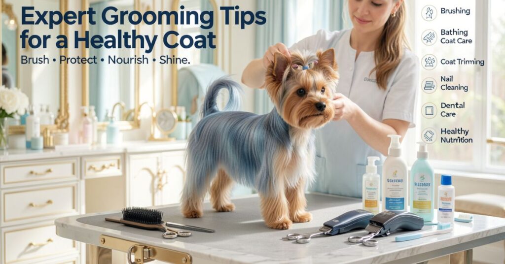yorkie grooming styles expert grooming tips for a healthy coat